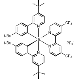 CAS NO.2757085-13-3      IR[TBU(TBU)PPY]2(4,4'-DCF3BPY)PF6